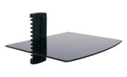 ECONOMY HEIGHT ADJUSTABLE WALL MOUNTED GLASS SHELF